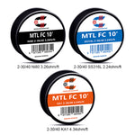 10ft Coilology MTL FC Wire – 2-30/40 SS316L 2.24ohm/ft - 1Pack
