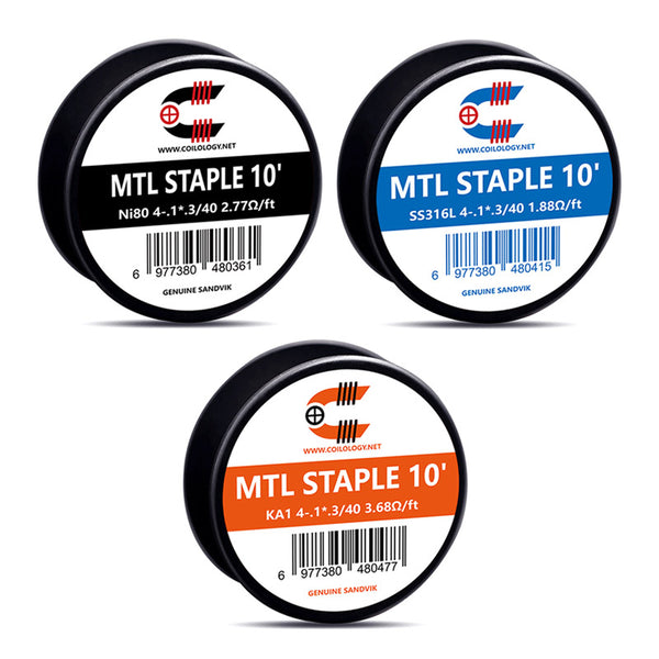 10ft Coilology MTL Staple Wire – 10ft Coilology MTL Staple Wire
