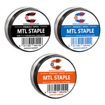 10pcs Coilology Pre-built MTL Staple Coils – 4-.1*.3/40 Ni80 5/4lp ID:2.5mm 0.52ohm - 1Pack
