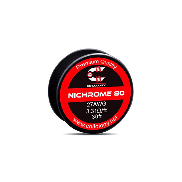 30ft Coilology Nichrome 80 Spool Wire 27Ga 3.31ohm/ft
