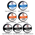 30ft Coilology Resistance Wire – 25ga Ni80 2.08ohm/ft - 1Pack
