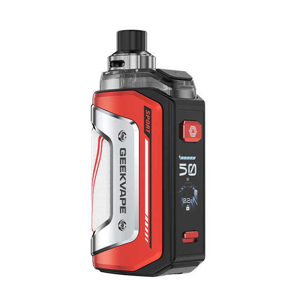 Geekvape Aegis Hero 5 Pod Mod Kit 2000mAh (Max 50W) 6.5ml – Speed Red - Aegis Hero 5 Kit
