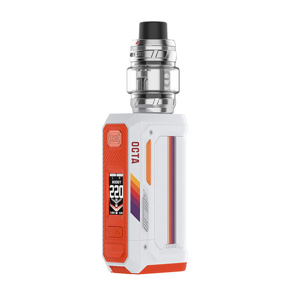 Vaporesso Armour OCTA Mod Kit 220W مع خزان iTank T Dual Mesh سعة 6 مل – Aero White - مجموعة تعديل أرمور أوكتا
