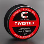 10ft Coilology Twisted Spool Wire – 4-28ga(1.62ohm) - 1Pack
