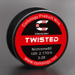 10ft Coilology Twisted Spool Wire – 4-28ga(1.62ohm) - 1Pack
