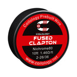 10ft Coilology Fused Clapton Prebuilt Spools Wire – 2-28ga/36ga(2.60ohm) - 1Pack
