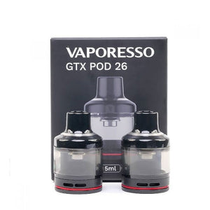 Cartucho vazio Vaporesso GTX 26 de 5ml (2 unidades/pacote)