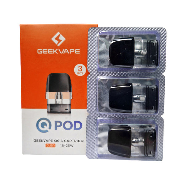 Geekvape Q Pod Cartridge 3ml/2ml (3pcs/pack) – Geekvape Q Pod Cartridge 3ml/2ml (3pcs/pack)
