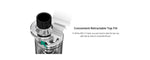 Kit Eleaf iKuun i80 avec atomiseur Melo 4 Tank 3000mAh – Noir - 4,5 ml

