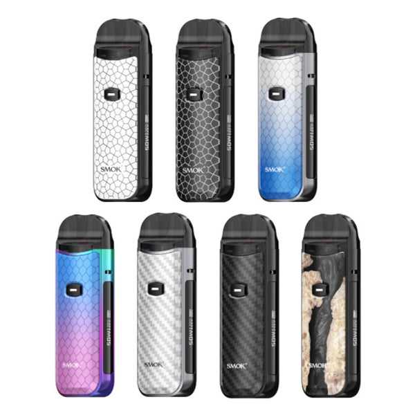 مجموعة نظام SMOK Nord 50W Pod بسعة 1800 مللي أمبير/ساعة وسعة 4.5 مل – درع أحمر رمادي - طقم نورد 50 واط
