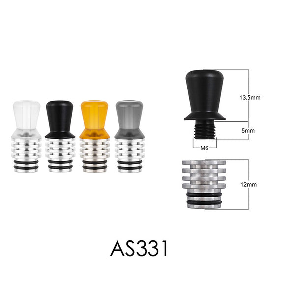 Reewape Resin 510 Drip Tip Random Color (10pcs/pack) – AS331 - 1Pack

