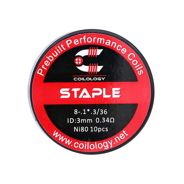 10pcs Coilology Staple Prebuilt Coil 38ga*28ga*8+36ga
