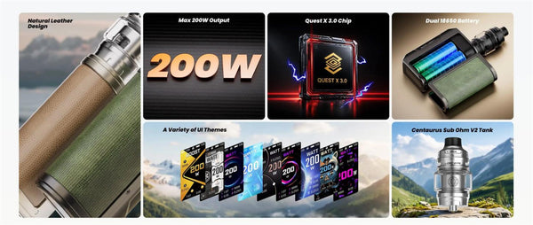 Lost Vape Thelema Q200 Pro Mod Kit 200W with Centaurus Sub Ohm V2 Tank 5ml – Lost Vape Thelema Q200 Pro Mod Kit 200W with Centaurus Sub Ohm V2 Tank 5ml
