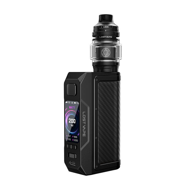 Lost Vape Thelema Q200 Pro Mod Kit 200W with Centaurus Sub Ohm V2 Tank 5ml – Dark Guardian - Thelema Q200 Pro Kit

