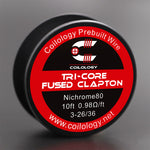 10ft Coilology Tri-Core Fused Clapton Spool Wire – 3-26ga/36ga(0.98ohm) - 1Pack
