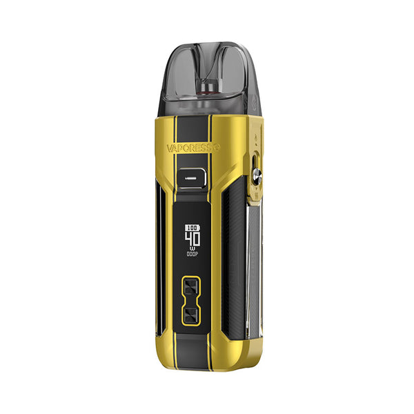 Kit système de pod Vaporesso LUXE X PRO 1500 mAh 5 ml (EN SOLDE) – Jaune Éclatant - Kit LUXE X PRO
