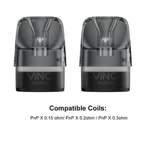 Cartucho vazio VOOPOO VINCI PNP X 5ml (2 unidades/pacote)