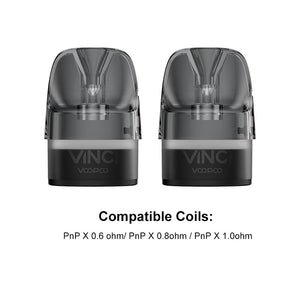 Cartucho vazio VOOPOO VINCI PNP X 5ml (2 unidades/pacote)