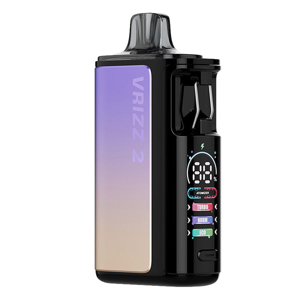 مجموعة نظام VOOPOO Vrizz 2 Pod بسعة 1350 مللي أمبير/ساعة وسعة 15 مل – طقم غروب الشمس الأرجواني - Vrizz 2

