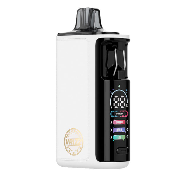 مجموعة نظام VOOPOO Vrizz 2 Pod بسعة 1350 مللي أمبير/ساعة وسعة 15 مل – جلد أبيض - مجموعة Vrizz 2
