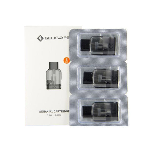 خرطوشة Geekvape Wenax K1 Pod (3 قطع/الحزمة) – 1.2 أوم - عبوة واحدة
