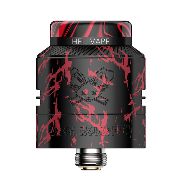 بخاخ Hellvape Dead Rabbit 4 RDA مقاس 24 مم – أسود أحمر - ديد رابيت 4 RDA
