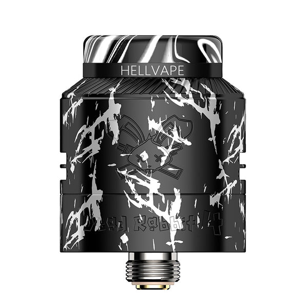 بخاخ Hellvape Dead Rabbit 4 RDA مقاس 24 مم – أسود فضي - Dead Rabbit 4 RDA
