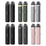 Lost Vape Thelema Aura S Pod System Kit 1600mAh 3ml (Max 40W) – Leather Black - Thelema Aura S Kit
