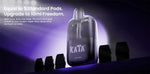 Lost Vape Kata Pod System Kit 1600mAh 10ml (Max 30W) – Shadow Rose - Kata Pod Kit
