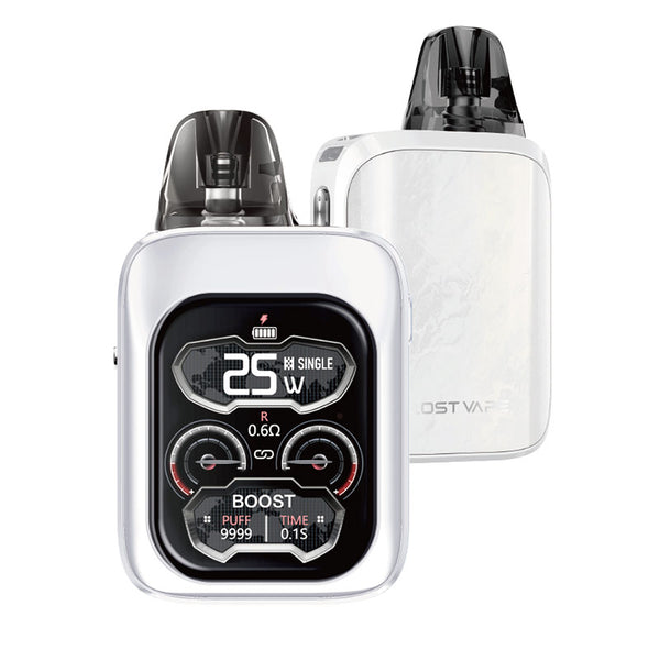 Kit système de pods Lost Vape Ursa Baby 3 Pro 1300 mAh 2,5 ml – Moonsteel White - Kit Ursa Baby 3 Pro
