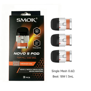 
        
          SMOK Novo 5 Pod Series Cartridge 2ml/3ml (3pcs/pack) – Smok – Image 2 – Parcelcabin International Shipping
        
      