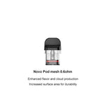 Cartouche SMOK Novo Pod 3ml/2ml (3 pièces/paquet) – 1,2 ohm - 1 unité
