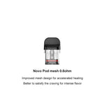 Cartouche SMOK Novo Pod 3ml/2ml (3 pièces/paquet) – 1,2 ohm - 1 unité
