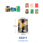 Reewape Resin Drip Tip Random Color (10pcs/pack) – AS269 (Smok TFV8 Baby V2/ TFV 16) - 1Pack
