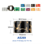 Reewape Resin Drip Tip Random Color (10pcs/pack) – AS269 (Smok TFV8 Baby V2/ TFV 16) - 1Pack
