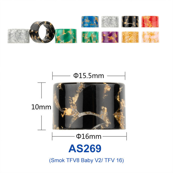 Reewape Resin Drip Tip Random Color (10pcs/pack)
