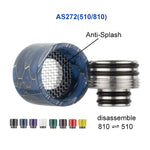 Reewape Resin Drip Tip Random Color (10pcs/pack) – AS269 (Smok TFV8 Baby V2/ TFV 16) - 1Pack
