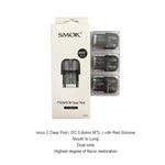 خرطوشة SMOK Novo 2 Pod سعة 2 مل (3 قطع/عبوة) – نوفو 2X شبكي 0.9 أوم MTL - عبوة واحدة
