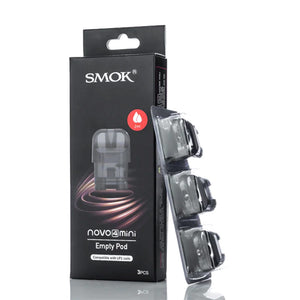 Cartucho vazio SMOK Novo 4 Mini de 2ml (3 unidades/pacote)