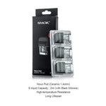 Cartouche SMOK Novo Pod 3ml/2ml (3 pièces/paquet) – 1,2 ohm - 1 unité
