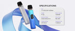 Smok Novo Go Pod System Kit 1350mAh 2ml – Blue Cyan - Novo Go Kit
