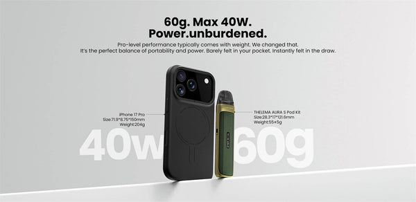 Lost Vape Thelema Aura S Pod System Kit 1600mAh 3ml (Max 40W) – Lost Vape Thelema Aura S Pod System Kit 1600mAh 3ml (Max 40W)
