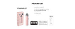 Lost Vape Thelema Aura S Pod System Kit 1600mAh 3ml (Max 40W) – Leather Black - Thelema Aura S Kit
