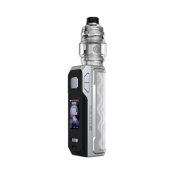Lost Vape Thelema Solo 100 Pro Mod Kit with Centaurus Sub Ohm V2 Tank 5ml – Wavy Silver - Thelema Solo 100 Pro Kit
