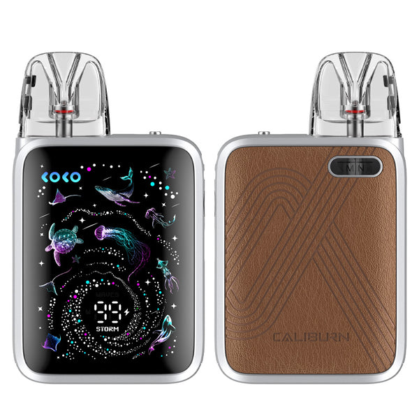 Uwell Caliburn G5 KOKO Pod System Kit 1600mAh 3ml (Max 35W) – Mocha Silver - Caliburn G5 KOKO Kit
