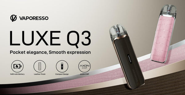 Vaporesso Luxe Q3 Pod System Kit 1450mAh 3ml (Max 20W) – Vaporesso Luxe Q3 Pod System Kit 1450mAh 3ml (Max 20W)
