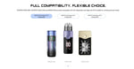 Kit système pod VOOPOO VINCI E80 3000 mAh 5 ml – Kit VINCI E80 à dégradé violet-or
