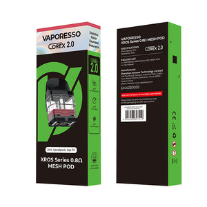 
        
          Vaporesso Xros Series Corex 2.0 Pod Cartridge for 2ml / 3ml (4pcs/pack) – Vaporesso – Image 2 – Parcelcabin International Shipping
        
      