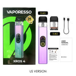 Kit Vaporesso XROS 4 Pod System 1000mAh 3ml (PROMOTION) – Palette Pastel - Version 0,6 ohm
